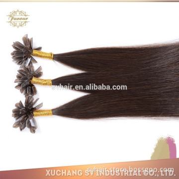 New arrival hair top quality I tip /Nail tip /Flat tip human hair double drawn pre bonded keratin hair extension